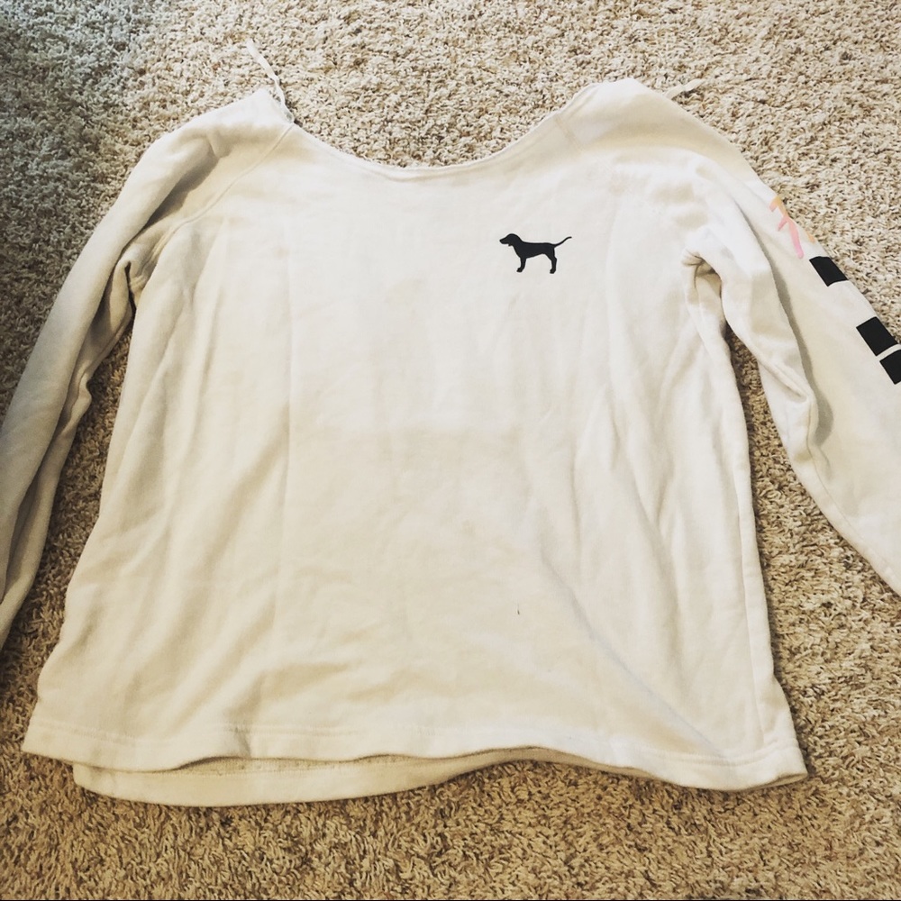 pink hoodie